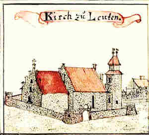 Kirch zu Leuten - Koci, widok oglny